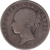 1875 HALFCROWN ( NF ) - HALFCROWN - Cambridgeshire Coins