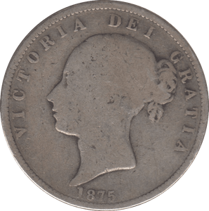 1875 HALFCROWN ( NF ) - HALFCROWN - Cambridgeshire Coins