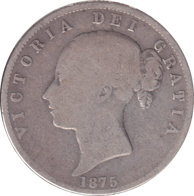 1875 HALFCROWN ( NF ) - HALFCROWN - Cambridgeshire Coins