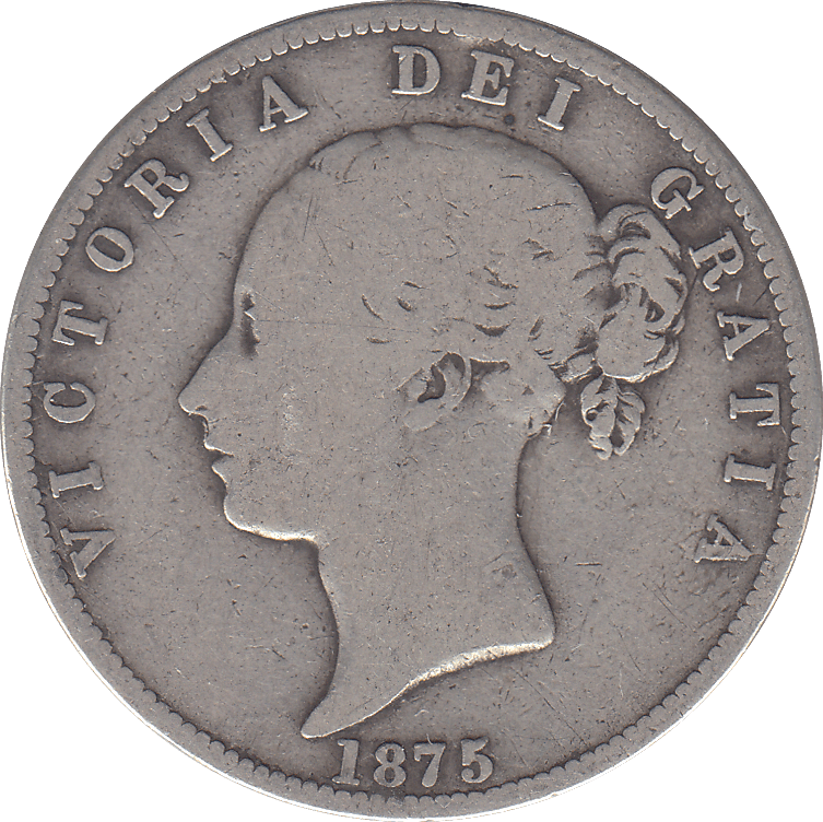 1875 HALFCROWN ( NF ) - HALFCROWN - Cambridgeshire Coins