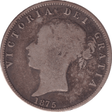 1875 HALFCROWN ( NF ) - HALFCROWN - Cambridgeshire Coins