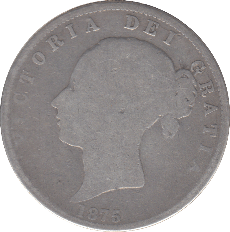 1875 HALFCROWN ( NF ) - HALFCROWN - Cambridgeshire Coins