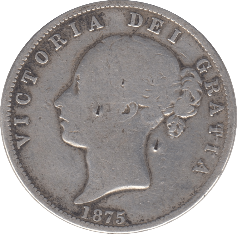 1875 HALFCROWN ( NF ) - HALFCROWN - Cambridgeshire Coins