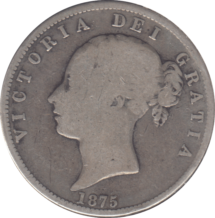 1875 HALFCROWN ( NF ) - HALFCROWN - Cambridgeshire Coins