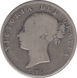 1875 HALFCROWN ( NF ) - HALFCROWN - Cambridgeshire Coins