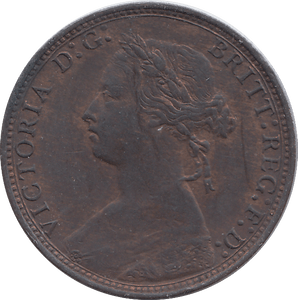 1875 HALFPENNY ( EF ) - HALFPENNY - Cambridgeshire Coins