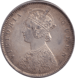 1875 INDIA HALF RUPEE - WORLD COINS - Cambridgeshire Coins