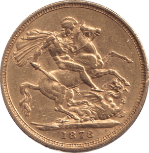 1875 M 1 GOLD SOVEREIGN ( GVF ) - SOVEREIGN - Cambridgeshire Coins