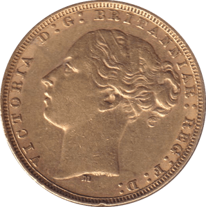 1875 M 1 GOLD SOVEREIGN ( GVF ) - SOVEREIGN - Cambridgeshire Coins