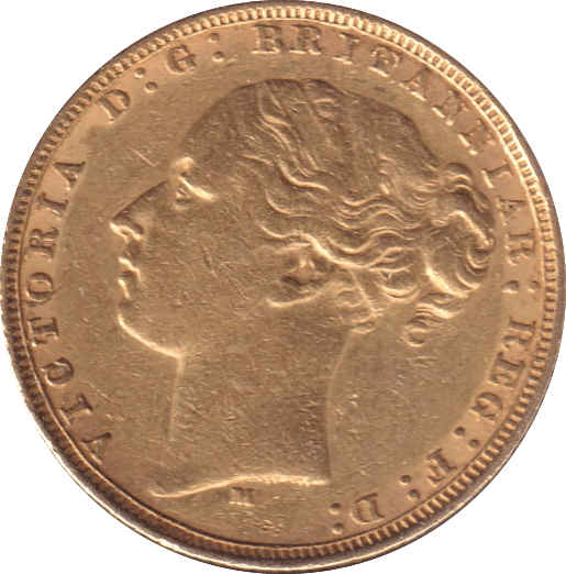 1875 M GOLD SOVEREIGN ( GVF ) - SOVEREIGN - Cambridgeshire Coins