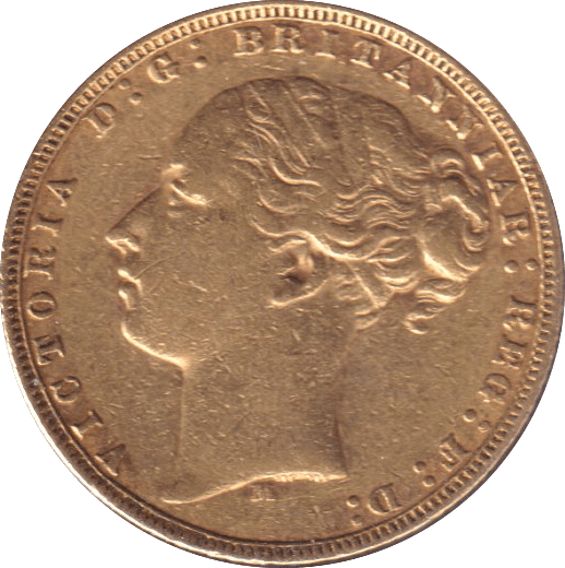 1875 M GOLD SOVEREIGN ( VF ) - SOVEREIGN - Cambridgeshire Coins