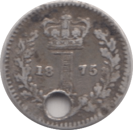 1875 MAUNDY ONE PENNY ( VF ) - MAUNDY ONE PENNY - Cambridgeshire Coins