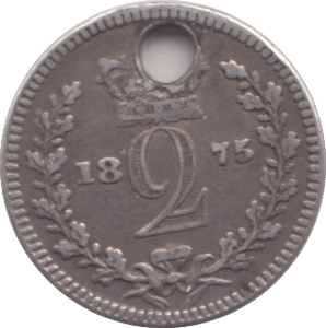 1875 MAUNDY TWOPENCE ( VF ) - MAUNDY TWOPENCE - Cambridgeshire Coins