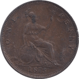 1875 PENNY ( EF ) - Penny - Cambridgeshire Coins