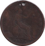 1875 PENNY ( FINE ) - PENNY - Cambridgeshire Coins