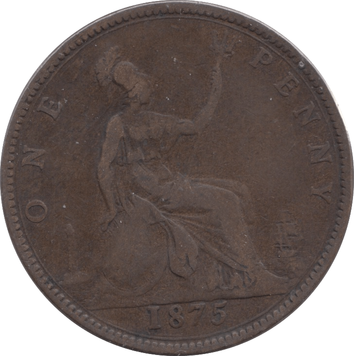 1875 PENNY ( FINE ) - PENNY - Cambridgeshire Coins