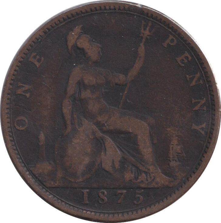 1875 PENNY ( NF ) - PENNY - Cambridgeshire Coins