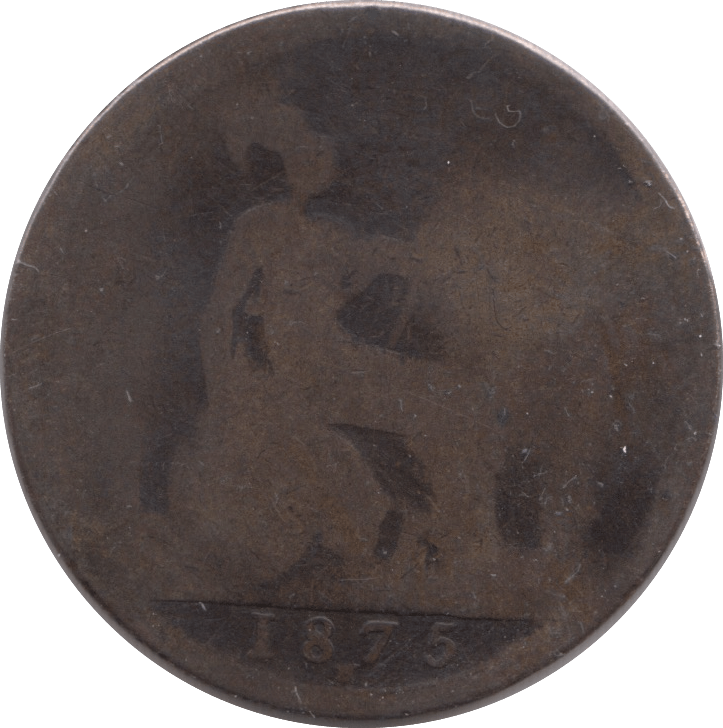 1875 PENNY ( POOR ) H - Penny - Cambridgeshire Coins