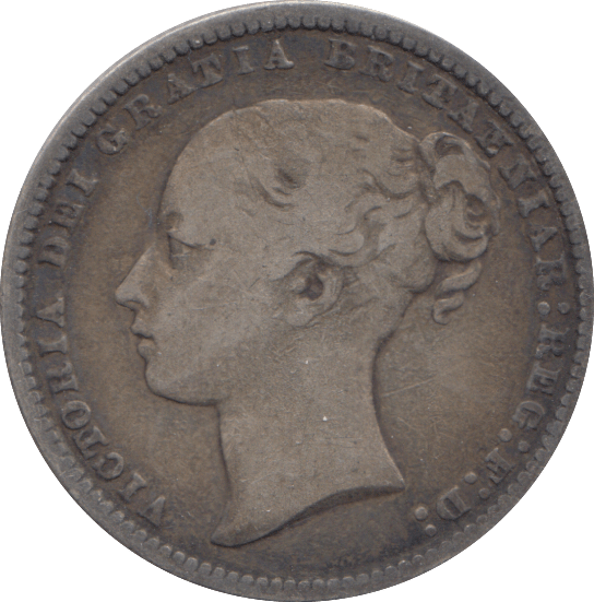1875 SHILLING DIE 21 ( GF ) - SHILLING - Cambridgeshire Coins