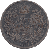 1875 SHILLING ( FAIR ) - SHILLING - Cambridgeshire Coins