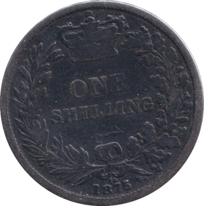 1875 SHILLING ( FINE ) DIE 50 - SHILLING - Cambridgeshire Coins