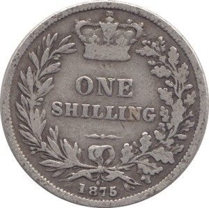 1875 SHILLING ( GF ) DIE 61 - Shilling - Cambridgeshire Coins