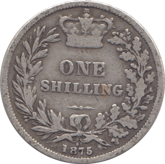 1875 SHILLING ( GF ) DIE 61 - Shilling - Cambridgeshire Coins
