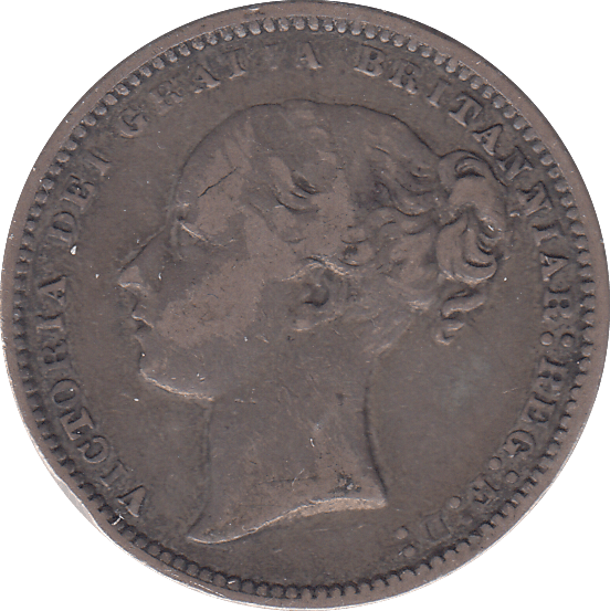 1875 SHILLING ( GVF ) - SHILLING - Cambridgeshire Coins