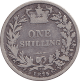 1875 SHILLING ( NF ) 1 - SHILLING - Cambridgeshire Coins