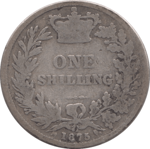 1875 SHILLING ( NF ) DIE 62 - Shilling - Cambridgeshire Coins