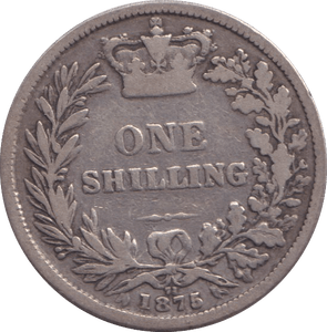 1875 SHILLING ( NF ) DIE 71 - SHILLING - Cambridgeshire Coins