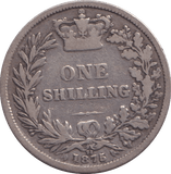 1875 SHILLING ( NF ) DIE 71 - SHILLING - Cambridgeshire Coins