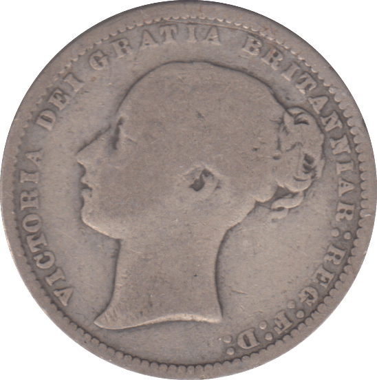 1875 SHILLING ( NF ) - SHILLING - Cambridgeshire Coins