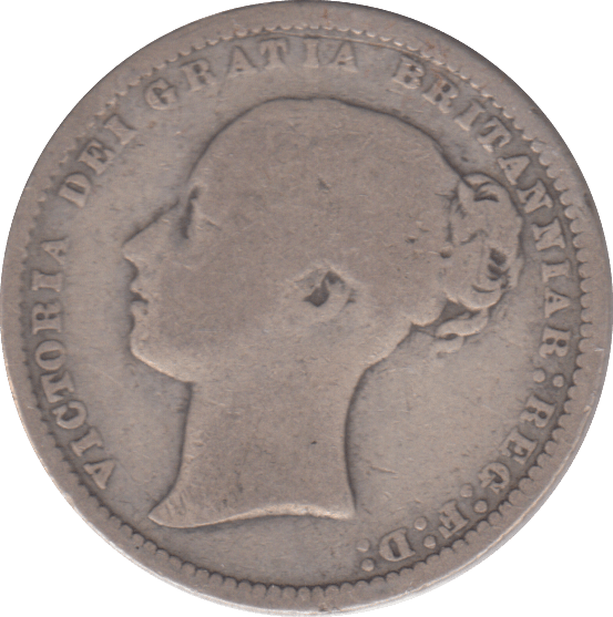 1875 SHILLING ( NF ) - SHILLING - Cambridgeshire Coins