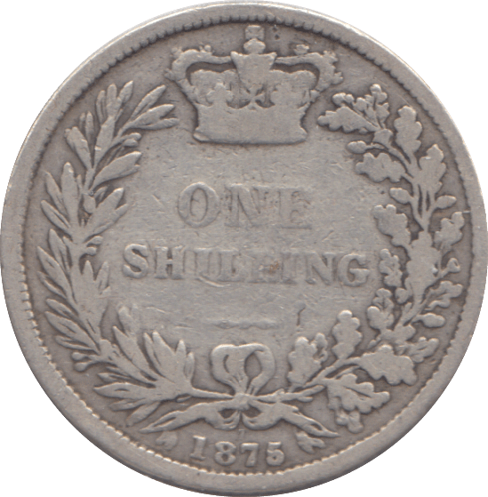 1875 SHILLING ( NF ) - SHILLING - Cambridgeshire Coins