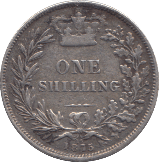 1875 SHILLING ( VF ) - SHILLING - Cambridgeshire Coins