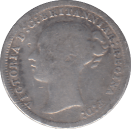 1875 SILVER THREEPENCE ( FAIR ) - THREEPENCE - Cambridgeshire Coins
