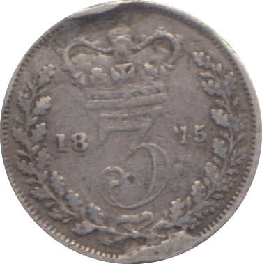 1875 THREEPENCE ( FAIR ) - THREEPENCE - Cambridgeshire Coins