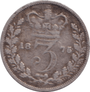 1875 THREEPENCE ( FINE ) - THREEPENCE - Cambridgeshire Coins