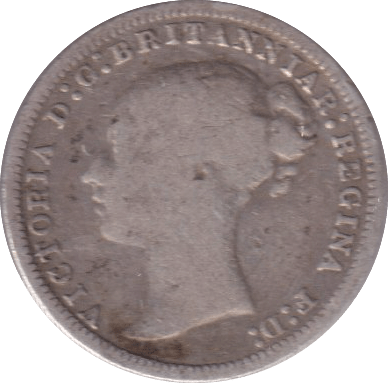 1875 THREEPENCE ( FINE ) - THREEPENCE - Cambridgeshire Coins