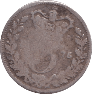 1875 THREEPENCE ( NF ) - THREEPENCE - Cambridgeshire Coins