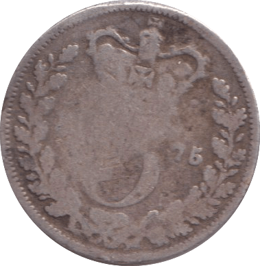 1875 THREEPENCE ( NF ) - THREEPENCE - Cambridgeshire Coins