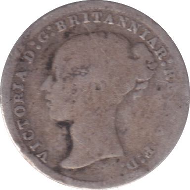 1875 THREEPENCE ( NF ) - THREEPENCE - Cambridgeshire Coins