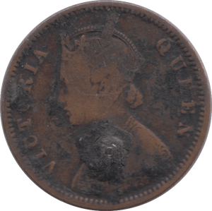 1876 1/4 ANNA BRITISH INDIA - WORLD COINS - Cambridgeshire Coins