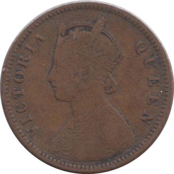 1876 1/4 ANNA INDIA - WORLD COINS - Cambridgeshire Coins