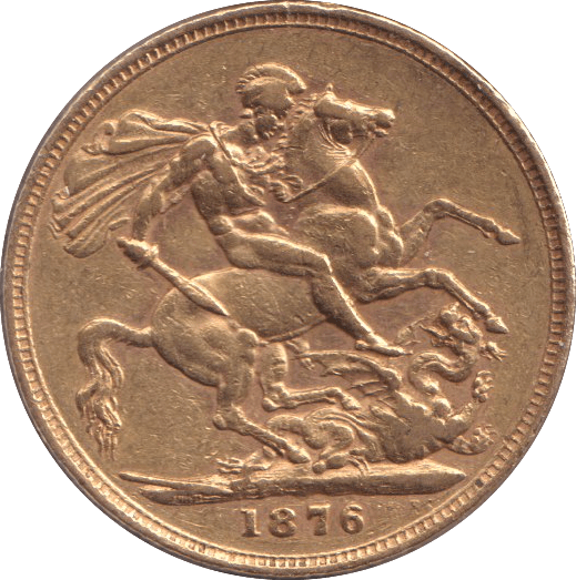 1876 (2) GOLD SOVEREIGN ( GVF ) - SOVEREIGN - Cambridgeshire Coins