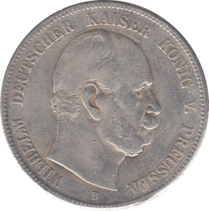 1876 5 MARKS PRUSSIA - WORLD COINS - Cambridgeshire Coins