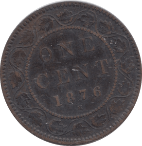 1876 CANADA CENT - WORLD COINS - Cambridgeshire Coins