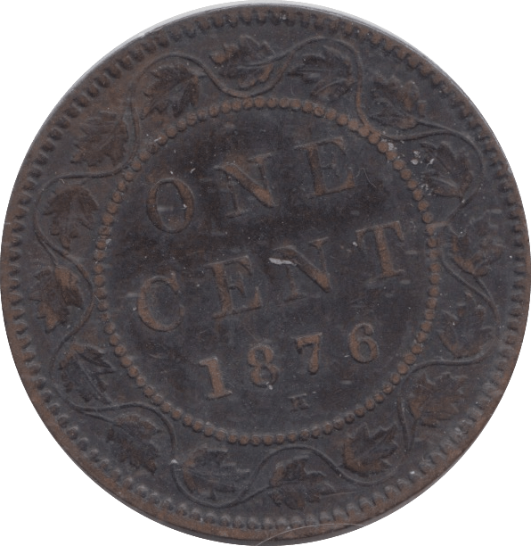 1876 CANADA CENT - WORLD COINS - Cambridgeshire Coins