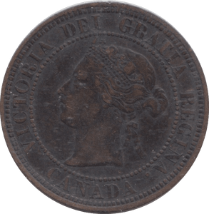1876 CANADA CENT - WORLD COINS - Cambridgeshire Coins